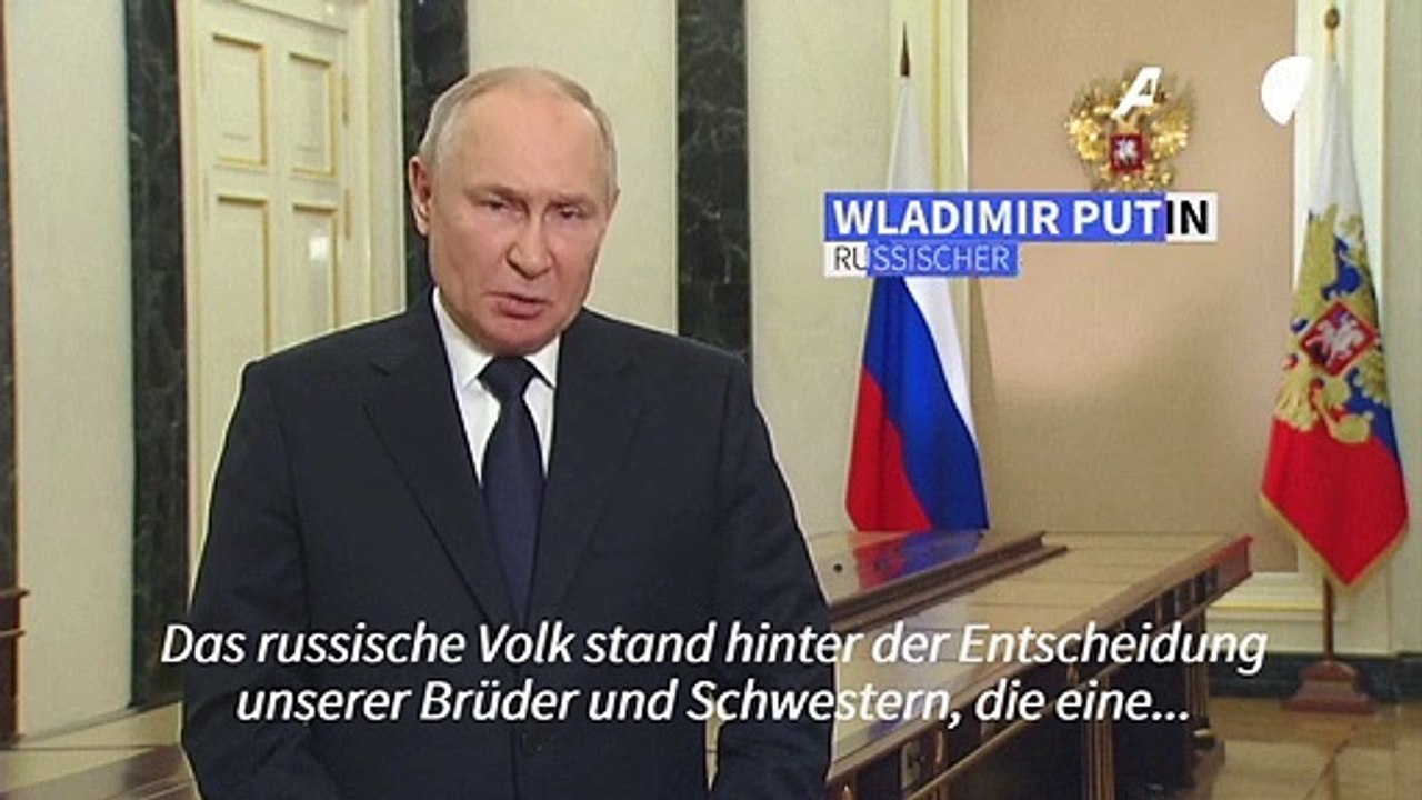 Putin: 'Wir verteidigen ganz Russland'