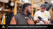 Steelers' P Pressley Harvin Talks Working Through Hamstring Injury