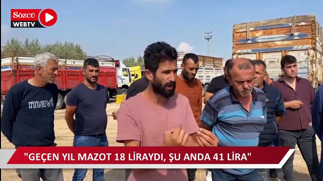 Şeker Fabrikasına pancar taşıyan nakliyeciler eylem başlattı: Geçen yıl mazot 18 liraydı, şu anda 41 lira