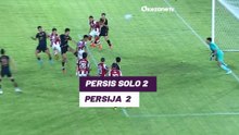 Highlight Liga 1 2023-2024 : Diwarnai Kartu Merah Jaimerson, Persis Solo Ditahan Imbang Persija Jakarta