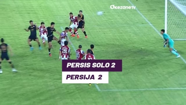 Highlight Liga 1 2023-2024 : Diwarnai Kartu Merah Jaimerson, Persis Solo Ditahan Imbang Persija Jakarta
