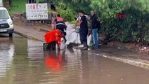 Maltepe'de Şiddetli Yağış Sonucu Cadde ve Alt Geçit Göle Döndü