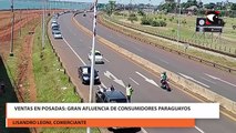 Ventas en Posadas gran afluencia de consumidores Paraguayos