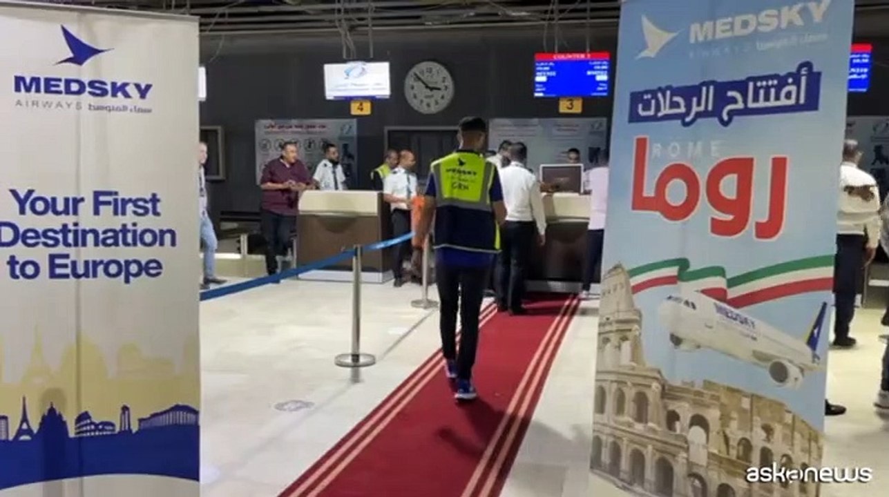 Libia, al via i voli diretti Tripoli-Roma dopo dieci anni