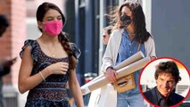 Suri Cruise is tense with Katie Holmes because of Tom Cruise