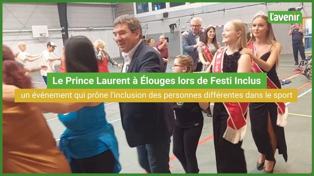 Le Prince Laurent lors du Festi Inclus