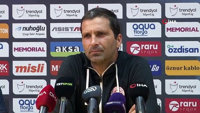 Joao Tralhao, directeur technique d'Antalyaspor : Les 3 points que nous avons obtenus lors du match d'Istanbulspor étaient une victoire équitable