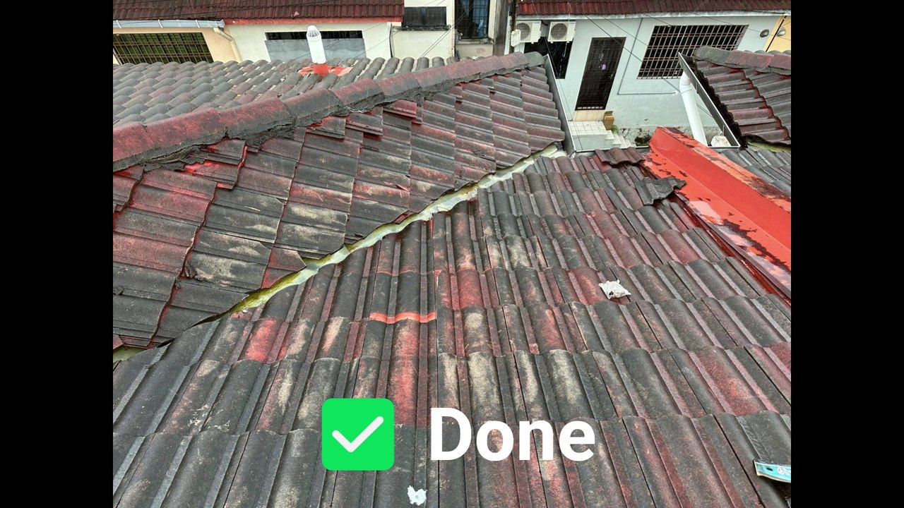 YK NG Plumbing Services | Kulai Roof Leakage Troubleshooting | YK Project #6 | EveStar