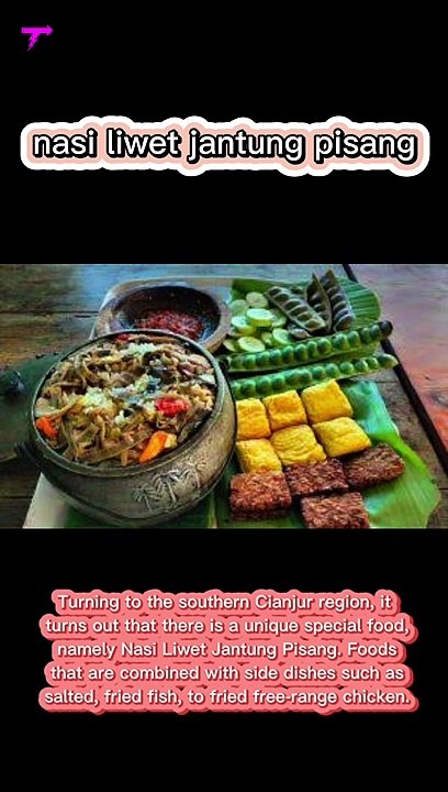 NASI LIWET JANTUNG PISANG