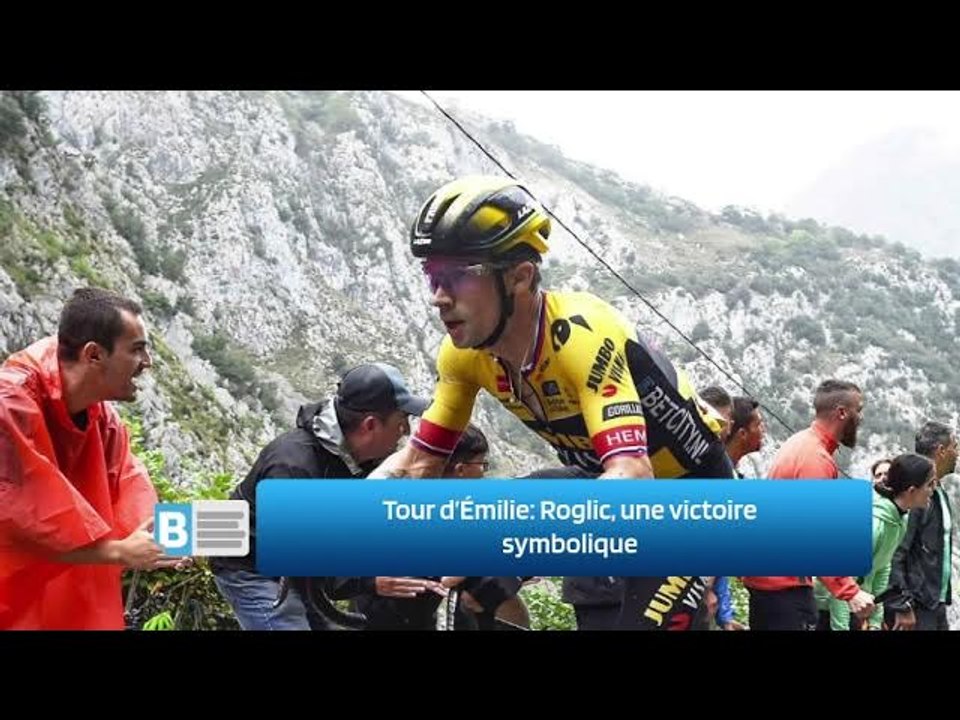 Tour d’Émilie: Roglic, une victoire symbolique