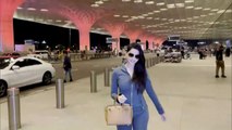 Hot Indian Actress Nora Fatehi Spotted at Mumbai Airport