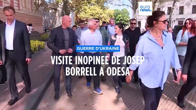 Ukraine : visite inopinée de Josep Borrell à Odessa