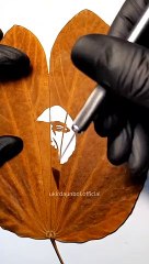 Leaf art Habib Umar Bin Hafidz
