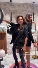 "On va être sublimes !" s'est amusée Sandra SisleySandra Sisley et Caroline Ohanian