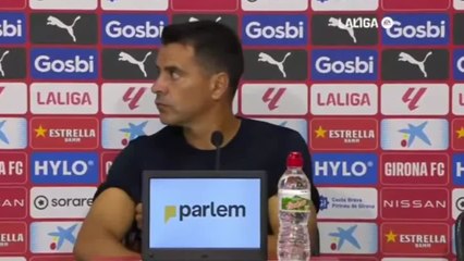 Rueda de prensa de Michel Girona vs Real Madrid
