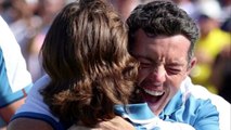 Rory McIlroy hold nothing back in his celebrations as he and Tommy Fleetwood continue perfect start