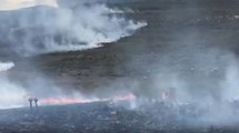 Incendio en reserva forestal entre Santander y Boyacá está controlado en un 80 %