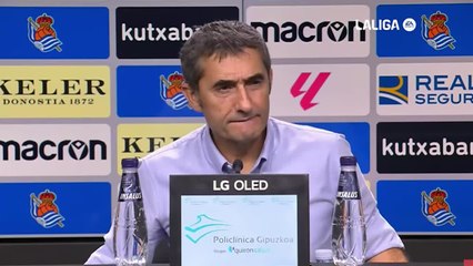 Rueda de prensa de Valverde tras el Real Sociedad 3 Athletic 0