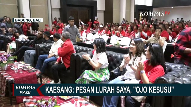 Ketum PSI, Kaesang Pangarep Dapat Pesan dari Pak Lurah nya: Ojo Kesusu!