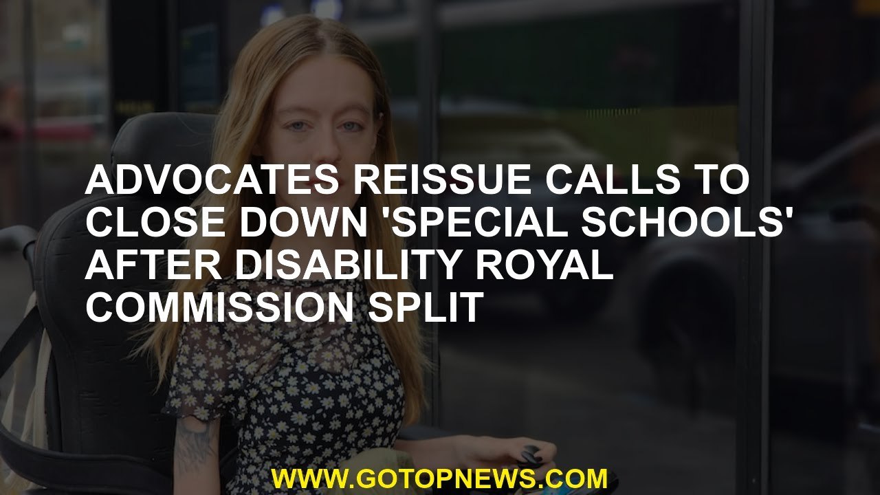 Advocates reissue calls to close down 'special schools' after disability royal commission split
