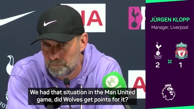 PGMOL statement helps no-one - Klopp on VAR chaos