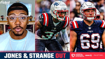 Patriots CB Jonathan Jones and OL Cole Strange OUT vs Cowboys