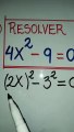 Ecuación cuadrática : solución paso a paso/Ejercicio elemental 1