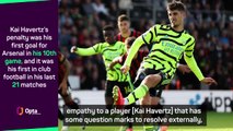 Arteta thrilled Arsenal players let Havertz take penalty at Bournemouth