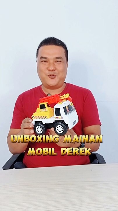 Mainan mobil kontruksi derek - mainan mobil anak - mainan anak mobil-mobilan