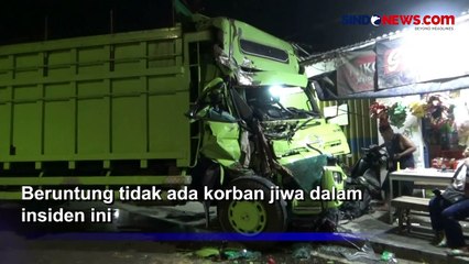 Tabrakan Beruntun di Tangerang, Truk Muatan Tanah Tabrak 5 Kendaraan