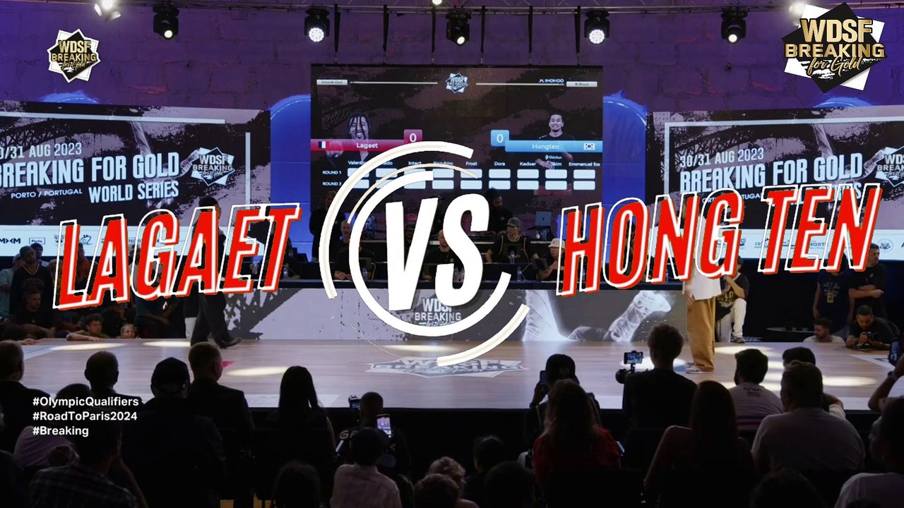 LAGAET VS HONG TEN | TOP 8 | BBOY BATTLE | BREAKING FOR GOLD PORTO/PORTUGAL 2023