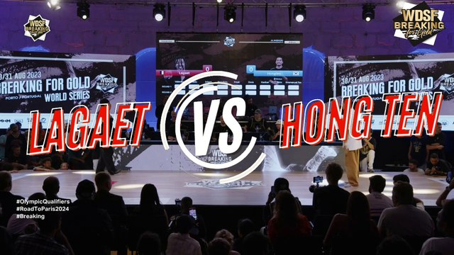 LAGAET VS HONG TEN | TOP 8 | BBOY BATTLE | BREAKING FOR GOLD PORTO/PORTUGAL 2023