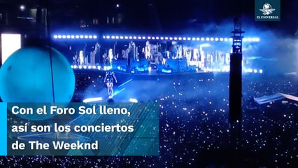 The Weeknd se apodera del Foro Sol y sorprende a sus fans mexicanos