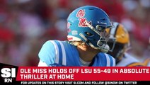Ole Miss Holds Off LSU 55-49