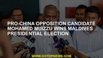 Pro-China opposition candidate Mohamed Muizzu wins Maldives presidential election