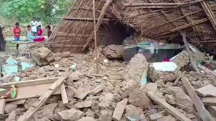 घर में सो रहे लोगों पर गिरी दीवार, 10 वर्षीय बच्चे की मौत, दो घायल