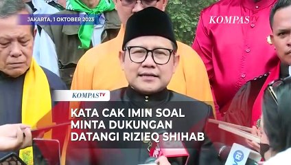 Minta Dukungan Saat Bertemu dengan Rizieq Shihab, Begini Kata Cak Imin