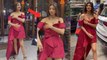 Shilpa Shetty 48 Age Red Off Shoulder Dress में Troll, बार-बार Dress ठीक करते...| Boldsky
