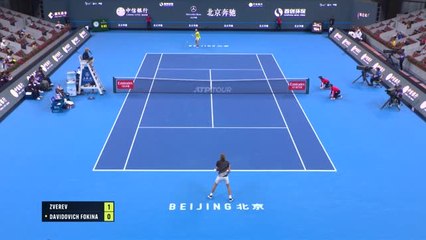Pékin - Zverev renverse Davidovich Fokina et rallie les quarts