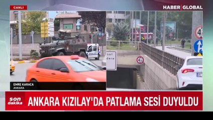 Ankara patlama sesi duyuldu