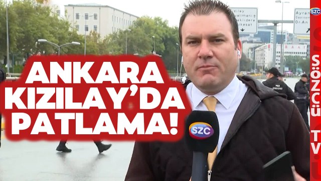 SON DAKİKA Ankara Kızılay'da Patlama! İçişleri Bakanlığı Yakınlarında Silah Sesleri Duyuldu