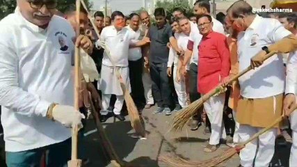 कोटा: केंद्रीय मंत्री गोयल ने किया स्वच्छता पखवाड़े का शुभारंभ, कांग्रेस पर साधा निशाना