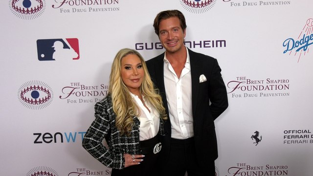 Adrienne Maloof and Jacob Busch Brent Shapiro Summer Spectacular 2023 Red Carpet Arrivals