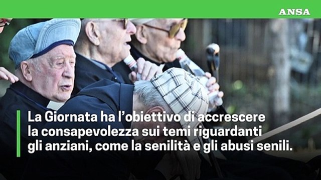 1 ottobre Giornata internazionale delle persone anziane