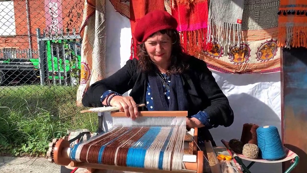 Artisan fair and market at The Compound in West St Leonards, East Sussex