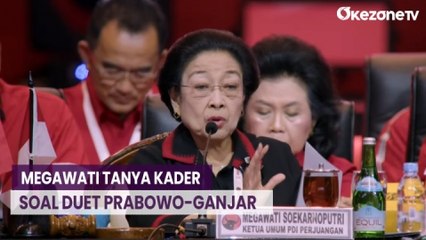 Megawati Tanya Kader soal Isu Duet Prabowo-Ganjar: Nggak Semua Jawab Berarti Ada yang Mau