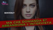 Annalisa Sbrocca e Abbandona l'Intervista!