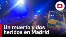 Dos accidentes de moto se cobran la vida de una mujer y dejan dos hombres heridos en Madrid