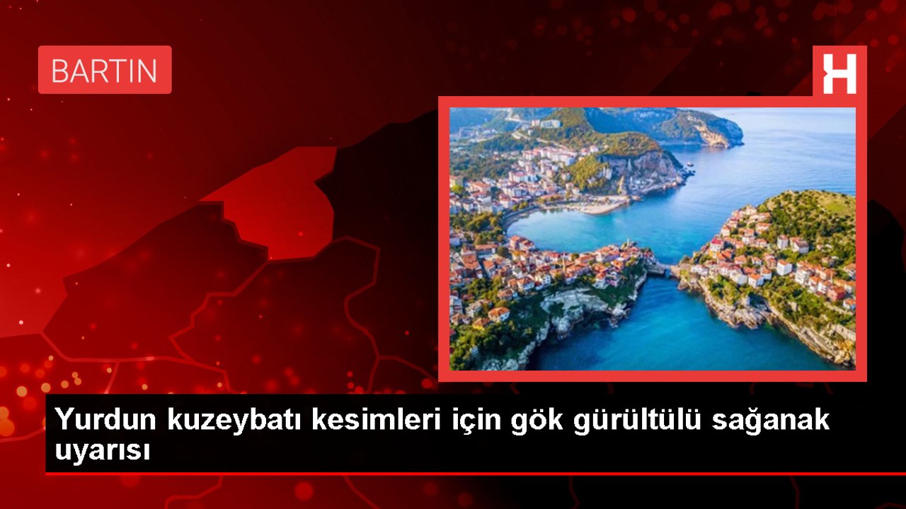 Yurdun kuzeybatısında kuvvetli sağanak uyarısı