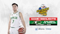 Benilde Blazers are brought low by the San Beda Red Lions! (Highlights) | NCAA Season 99
